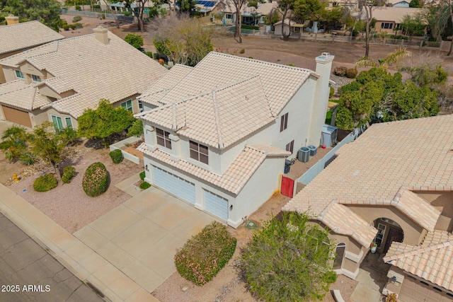 birds eye view of property featuring a residential view