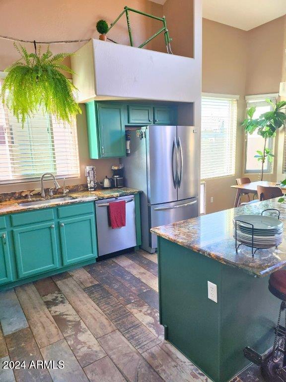 kitchen featuring sink and stainless steel appliances