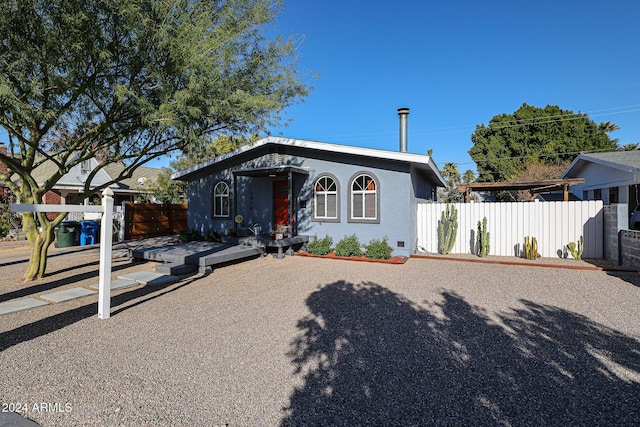 view of front of property