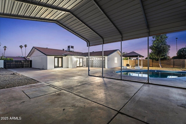 3506 W Yucca St, Phoenix, AZ 85029 - view of swimming pool featuring a patio and french doors
