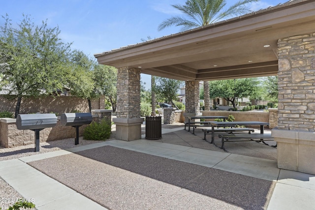 view of home's community featuring a patio