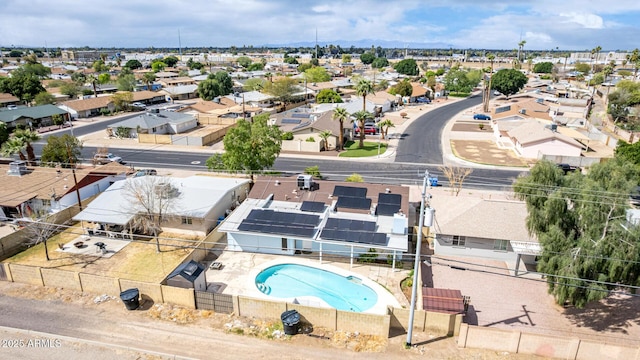 birds eye view of property featuring a residential view