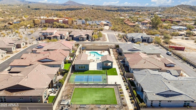38500 N School House Rd Unit 62, Cave Creek, AZ 85331 - aerial view featuring a mountain view and a residential view