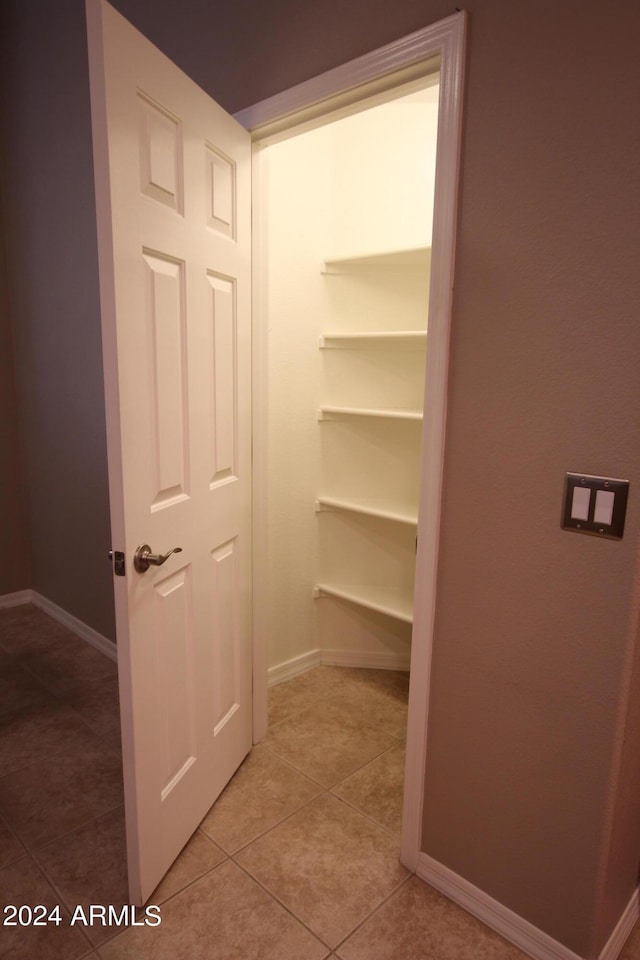 view of closet