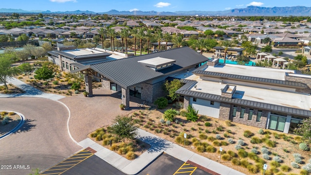1335 W Via Del Oro, San Tan Valley, AZ 85140 - aerial perspective of suburban area featuring a mountain backdrop
