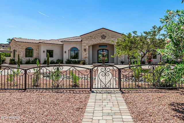 view of mediterranean / spanish home