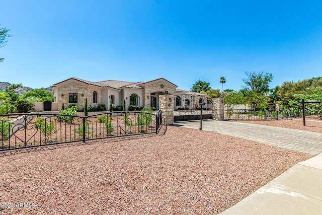 view of front of home