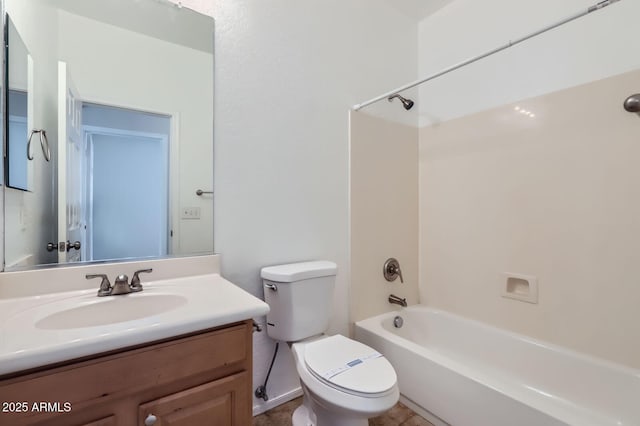 8766 W Hayward Ave, Glendale, AZ 85305 - full bath featuring toilet, vanity, and shower / bathtub combination