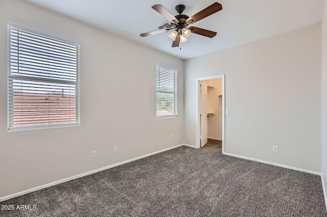 8766 W Hayward Ave, Glendale, AZ 85305 - carpeted empty room featuring a ceiling fan and baseboards