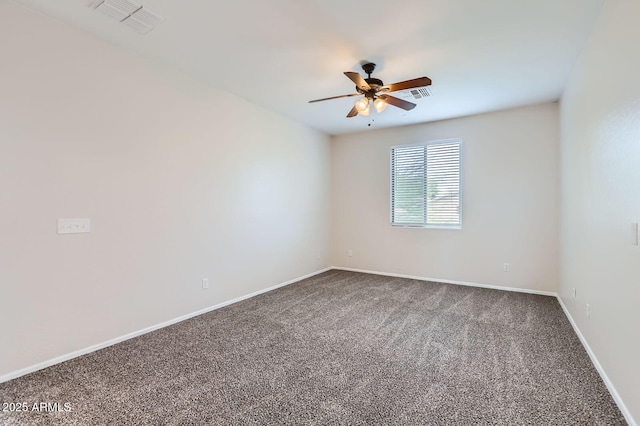 8766 W Hayward Ave, Glendale, AZ 85305 - carpeted empty room featuring ceiling fan and baseboards