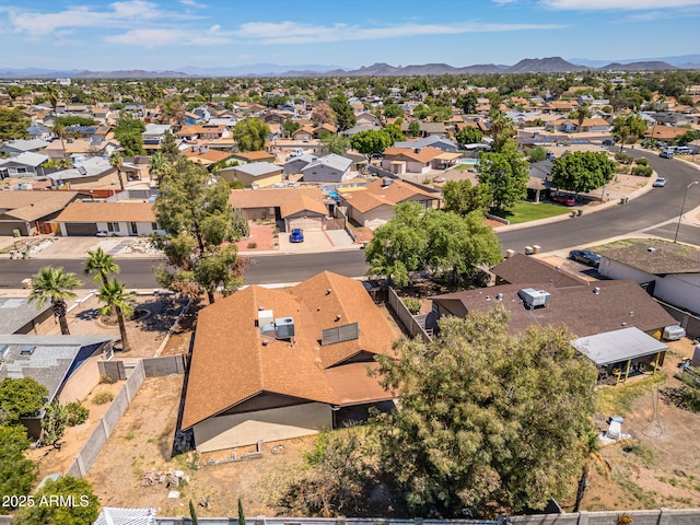 6015 W Acoma Dr, Glendale, AZ 85306 - aerial view of residential area featuring a mountain backdrop