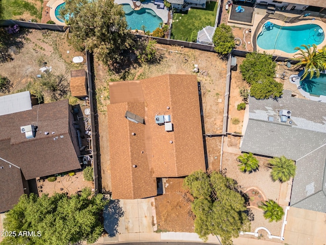 6015 W Acoma Dr, Glendale, AZ 85306 - bird's eye view of a pool area