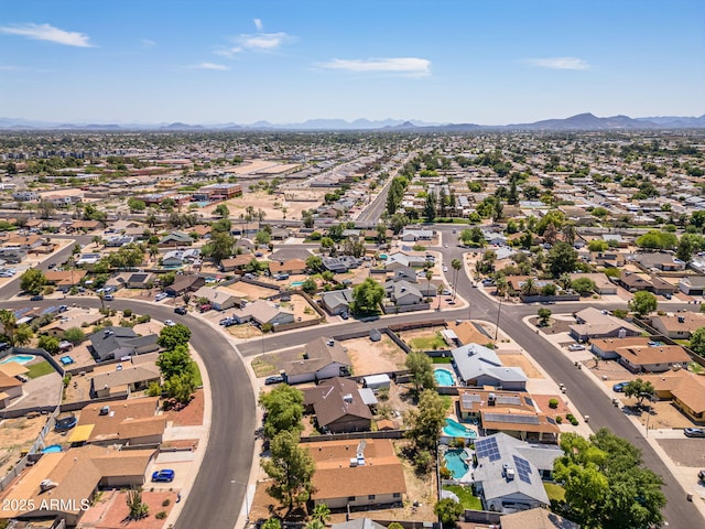 6015 W Acoma Dr, Glendale, AZ 85306 - aerial perspective of suburban area featuring mountains