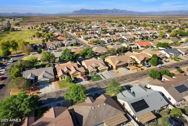 3592 E Sandwick Dr, San Tan Valley, AZ 85140 - bird's eye view featuring a residential view and a mountain view
