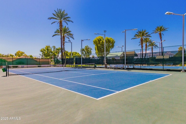 view of sport court