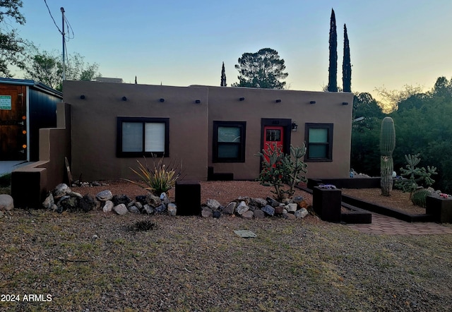 view of front of home