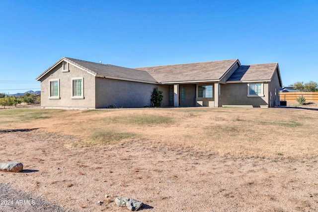 view of ranch-style home