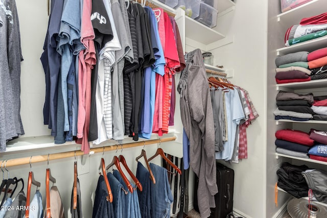 view of spacious closet