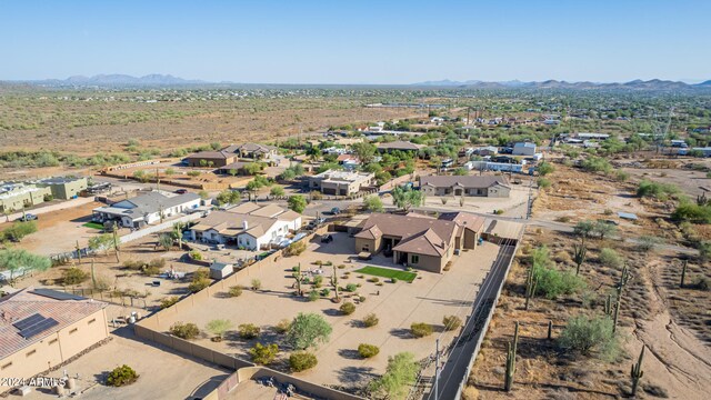 bird's eye view featuring a mountain view