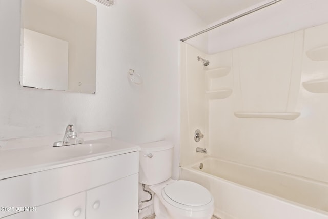 9847 N 11th Ave Unit 2, Phoenix, AZ 85021 - bathroom featuring toilet, vanity, and bathtub / shower combination
