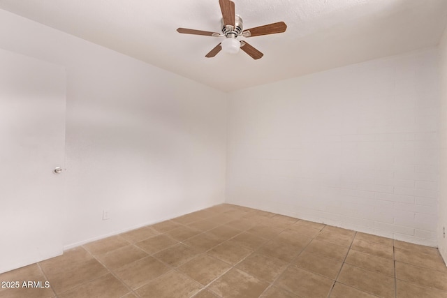 9847 N 11th Ave Unit 2, Phoenix, AZ 85021 - empty room with a ceiling fan and tile patterned flooring