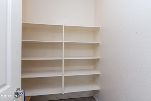 view of pantry