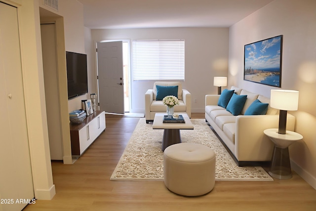 720 S Dobson Rd Unit 95, Mesa, AZ 85202 - living area with light wood-type flooring and baseboards
