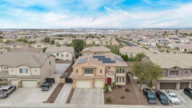 bird's eye view featuring a residential view