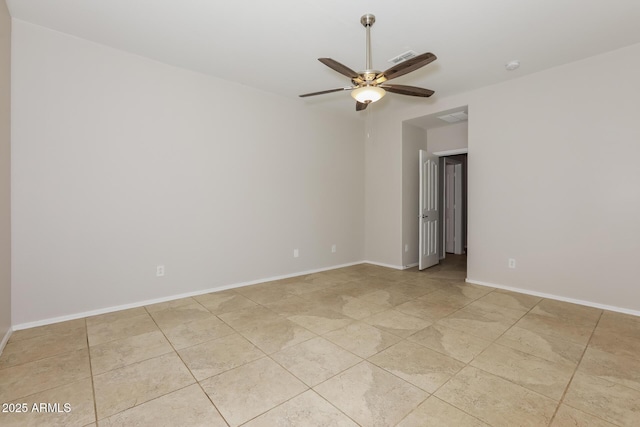 2475 E Vermont Dr, Gilbert, AZ 85295 - unfurnished room featuring a ceiling fan and baseboards