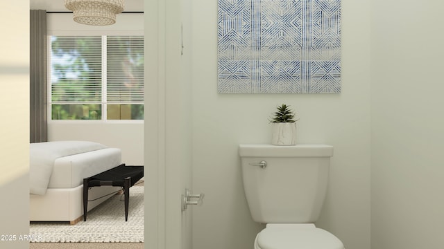 bathroom with toilet