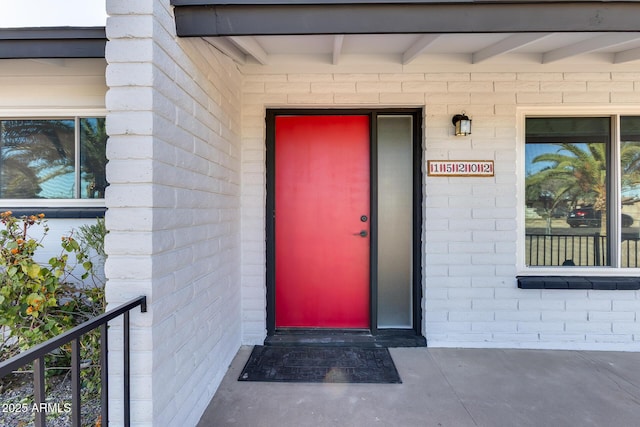 view of property entrance