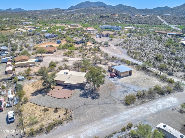 bird's eye view of mountains