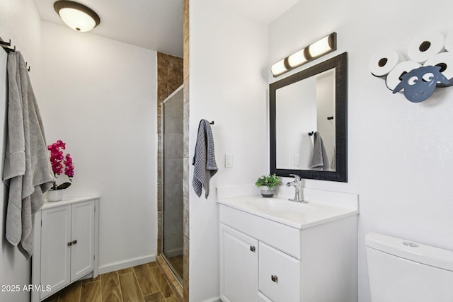 13842 N 40th Ave, Phoenix, AZ 85053 - full bath with vanity, wood finished floors, and a stall shower