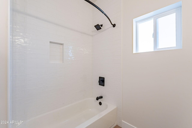 3877 S Veronica Ln, Gold Canyon, AZ 85118 - full bathroom featuring shower / bathtub combination and baseboards