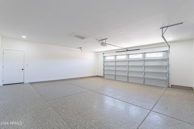 3877 S Veronica Ln, Gold Canyon, AZ 85118 - garage with baseboards and a garage door opener