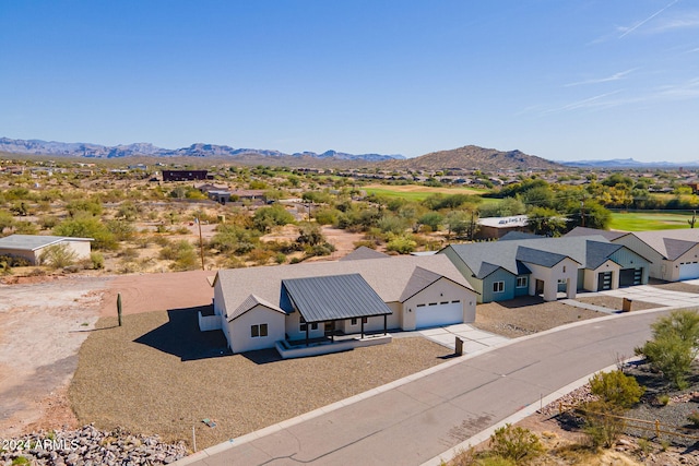 3877 S Veronica Ln, Gold Canyon, AZ 85118 - aerial view of residential area featuring a mountainous background