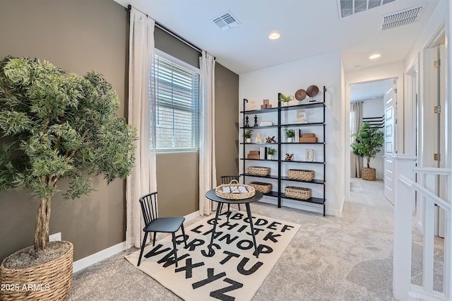 3340 S Lotus Ave, Mesa, AZ 85212 - sitting room featuring carpet floors and recessed lighting