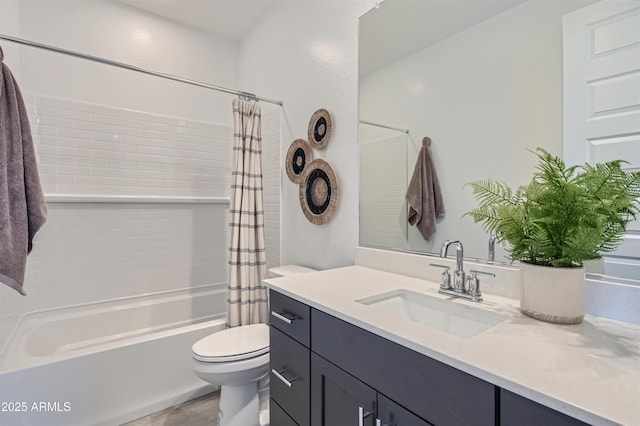 3340 S Lotus Ave, Mesa, AZ 85212 - bathroom with vanity and shower / bath combo with shower curtain