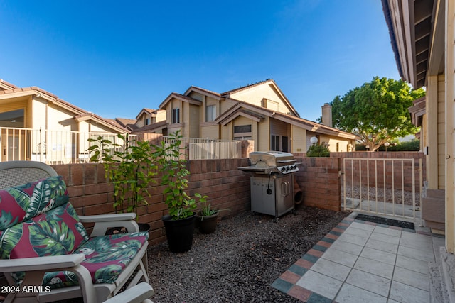 view of patio / terrace with grilling area