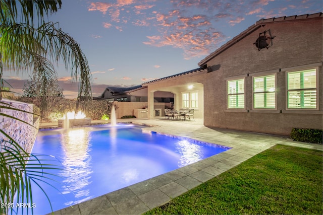 2027 E Ln Costa Ct, Gilbert, AZ 85298 - view of pool with a patio