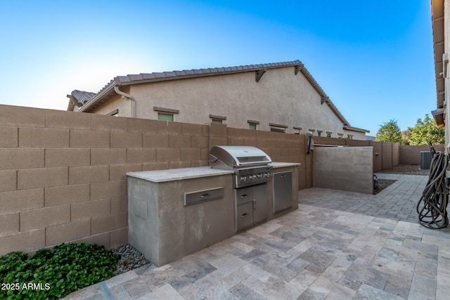 2027 E Ln Costa Ct, Gilbert, AZ 85298 - fenced backyard with a patio area
