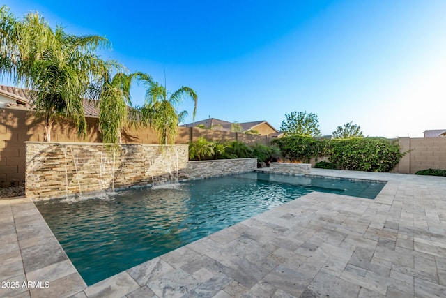 2027 E Ln Costa Ct, Gilbert, AZ 85298 - view of pool featuring a fenced backyard and a patio area
