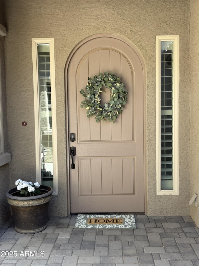 2027 E Ln Costa Ct, Gilbert, AZ 85298 - entrance to property with stucco siding