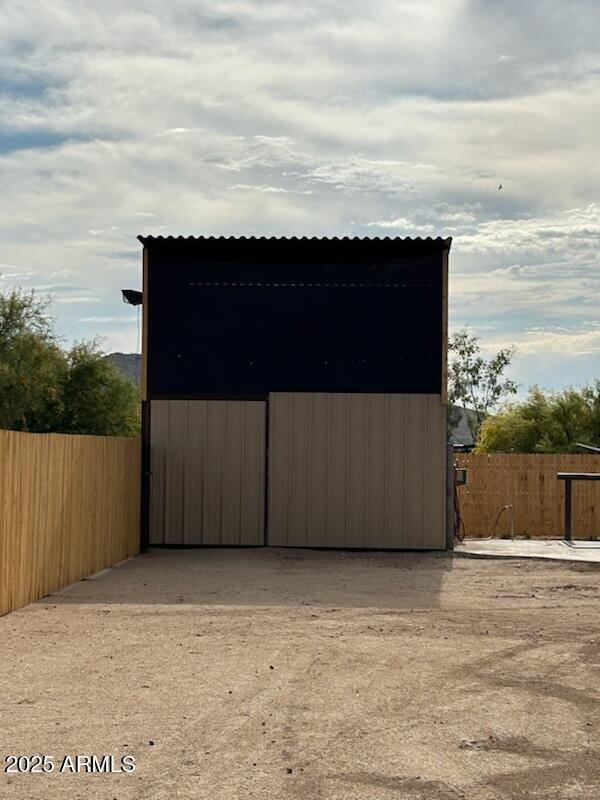 view of outbuilding