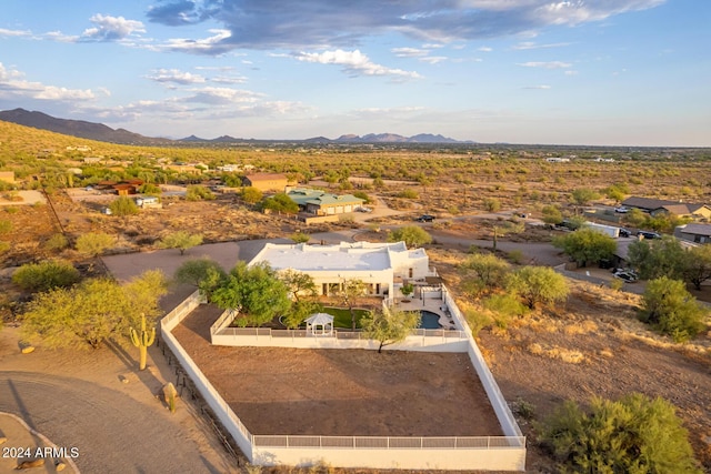 36382 N 35th St, Cave Creek, AZ 85331 - aerial view with a desert view and a mountain view