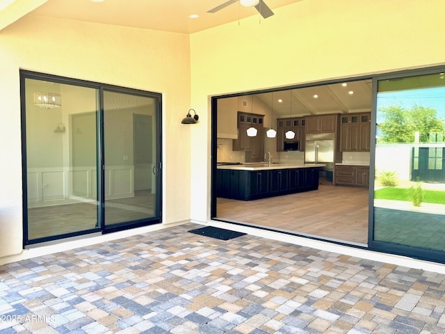 3021 N 47th St, Phoenix, AZ 85018 - view of patio with ceiling fan