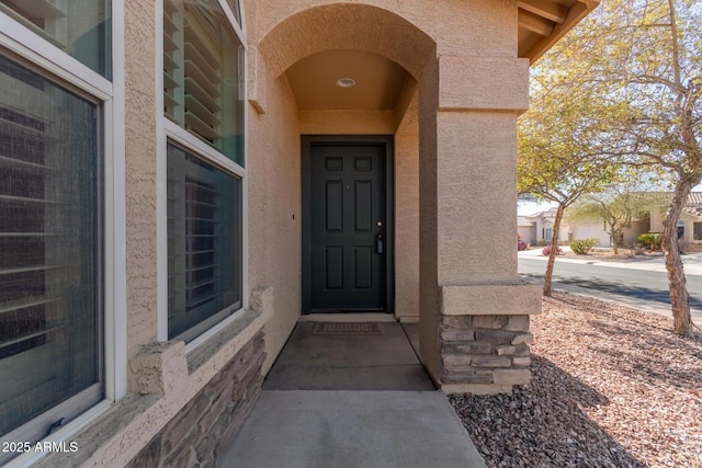 view of entrance to property