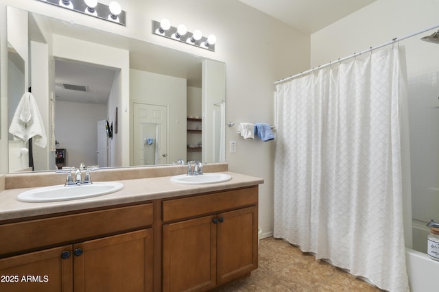 1601 S 215th Dr, Buckeye, AZ 85326 - full bath featuring double vanity and shower / tub combo