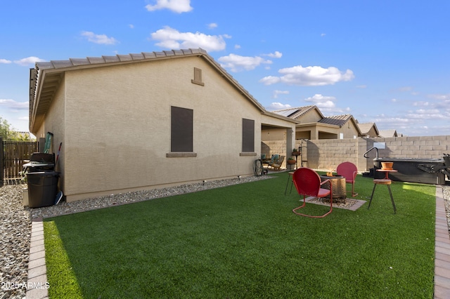 1601 S 215th Dr, Buckeye, AZ 85326 - rear view of property with stucco siding
