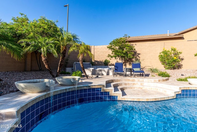 4618 W Pokeberry Ln, Phoenix, AZ 85083 - view of swimming pool with a fenced backyard